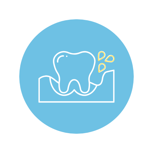 Gum disease icon representing Periodontal Services services in Palo Alto, CA