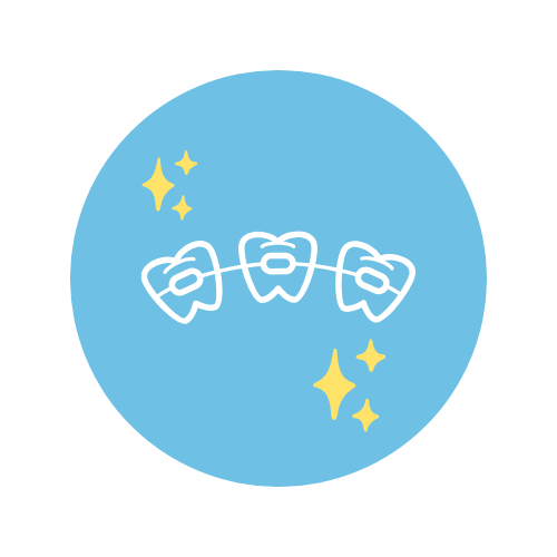 Braces icon representing Orthodontal Services services in Palo Alto, CA